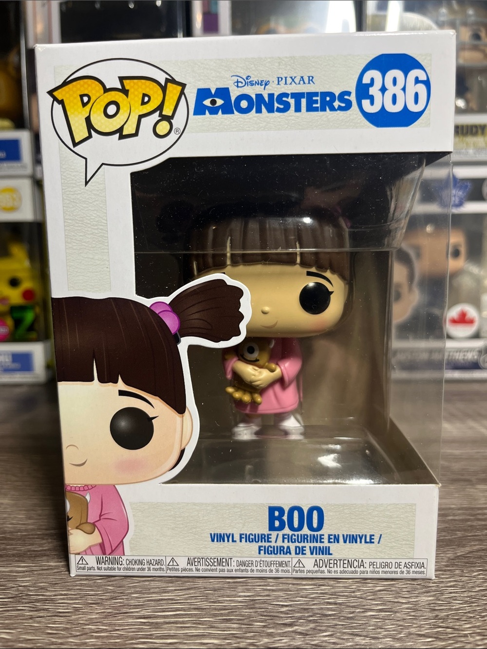 Funko Pop! Monsters Boo Vinyl Figure - Pink, Brown, Black